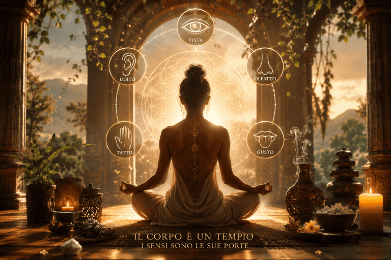 Spiritualità dei sensi: meditazione e consapevolezza del corpo come tempio dell'anima