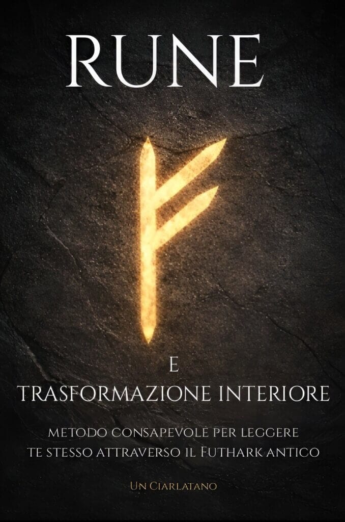 copertina del libro Rune e trasformazione interiore di Un Ciarlantano