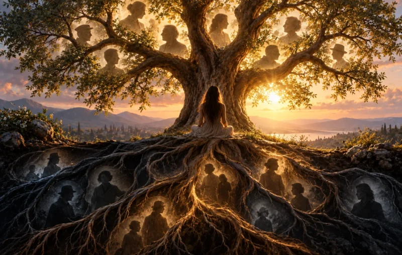 Albero simbolico degli antenati e delle ferite familiari del lignaggio