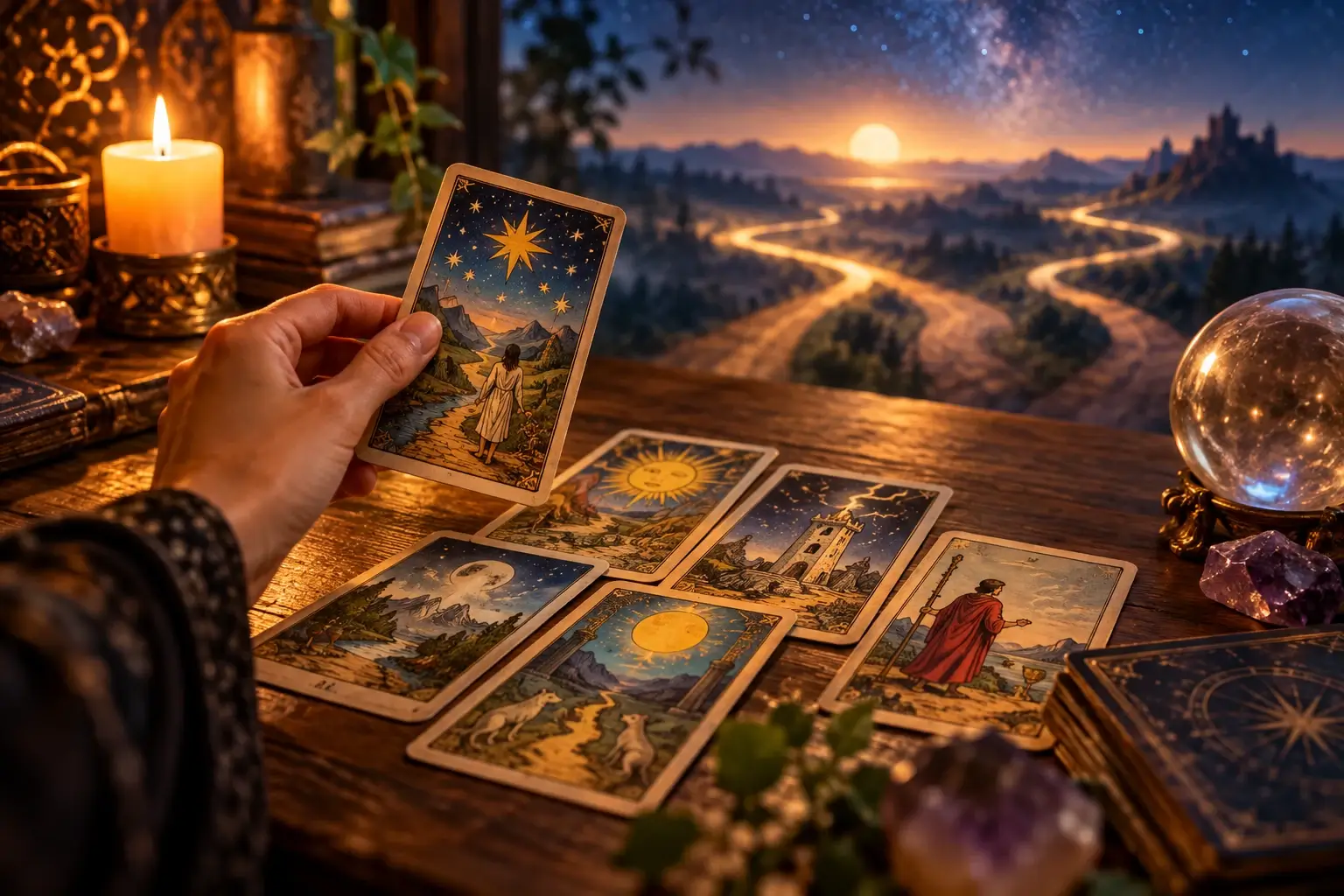 Lettura dei Tarocchi sul futuro e sulle possibili scelte